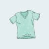 ⁦V-Neck T-Shirt⁩ - الصورة ⁦2⁩
